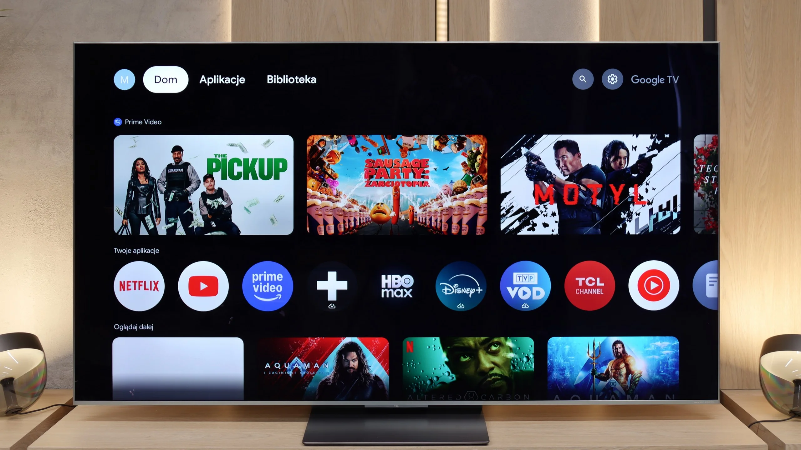 Test TCL C9K Funkcje telewizora