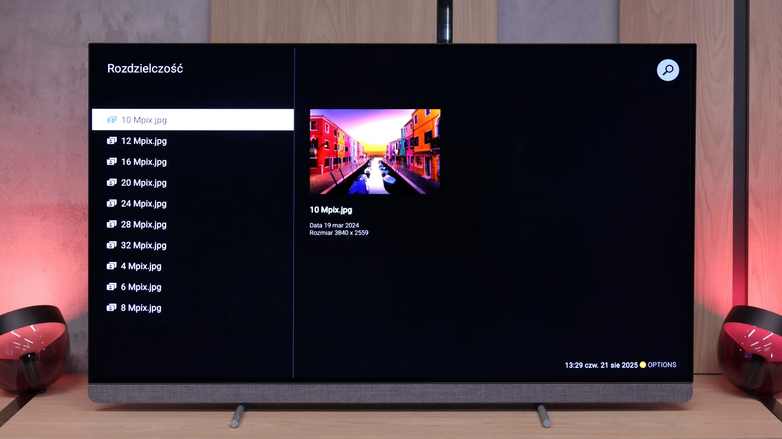 Test Philips OLED910 Wygląd telewizora