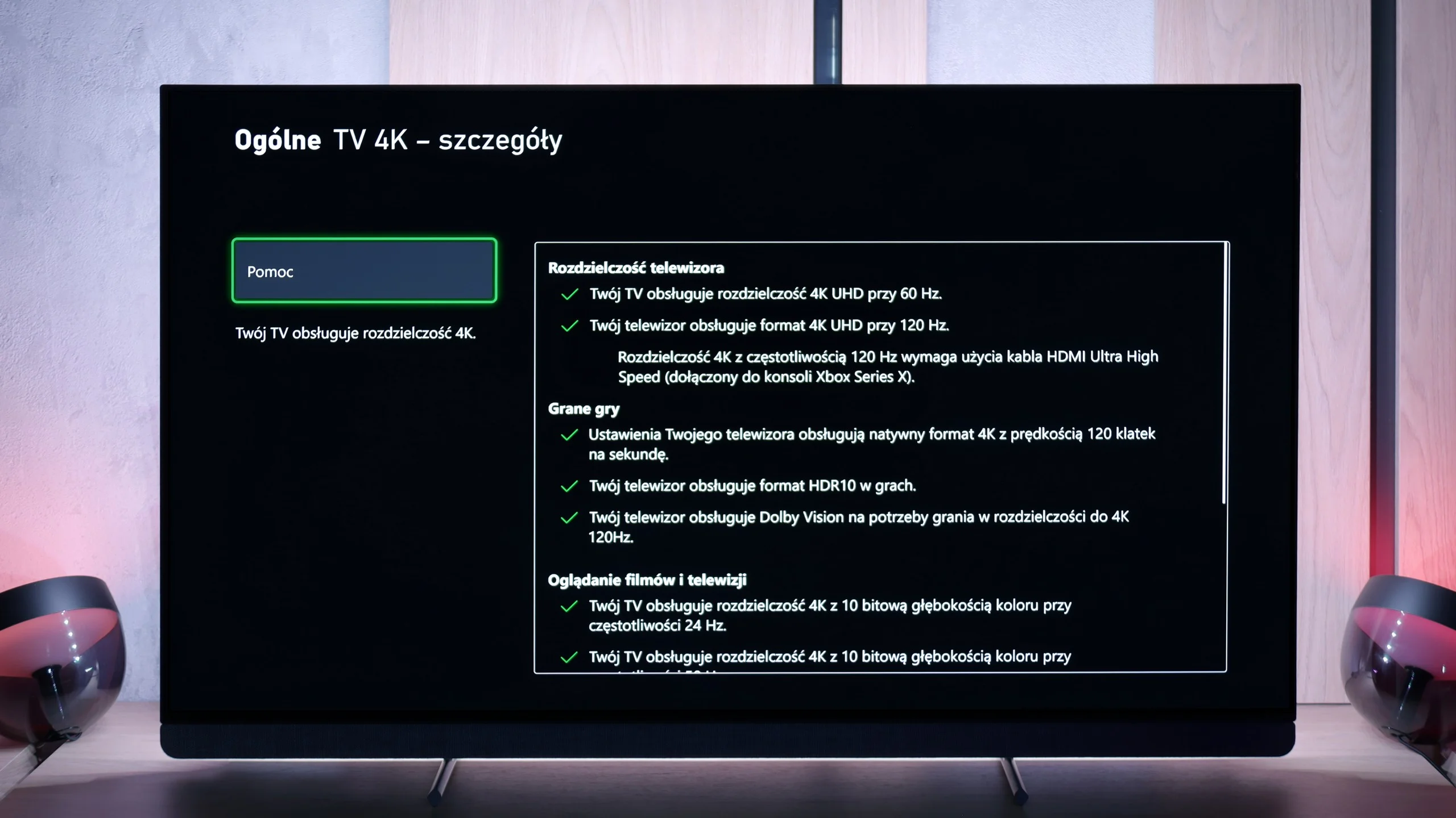 Test Philips OLED910 Funkcje dla graczy