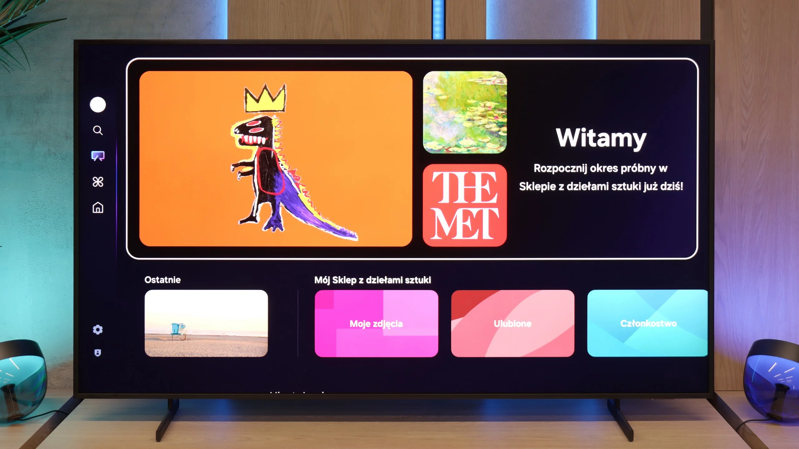 Review Samsung The Frame Pro Appearance of the TV