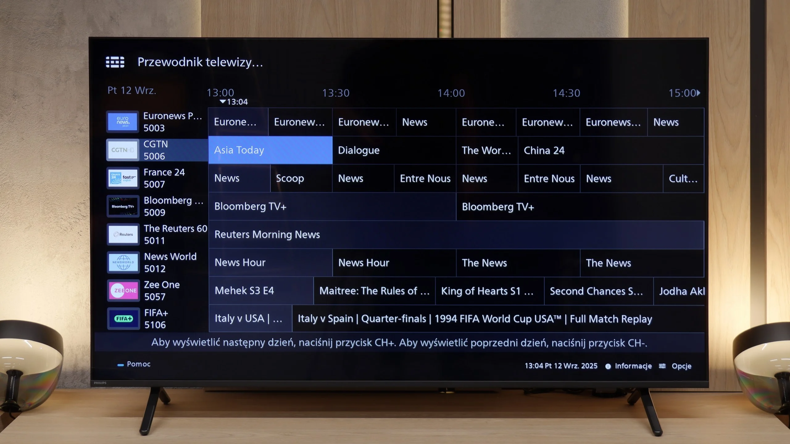 Test PHILIPS MLED920 / MLED910 Wygląd telewizora