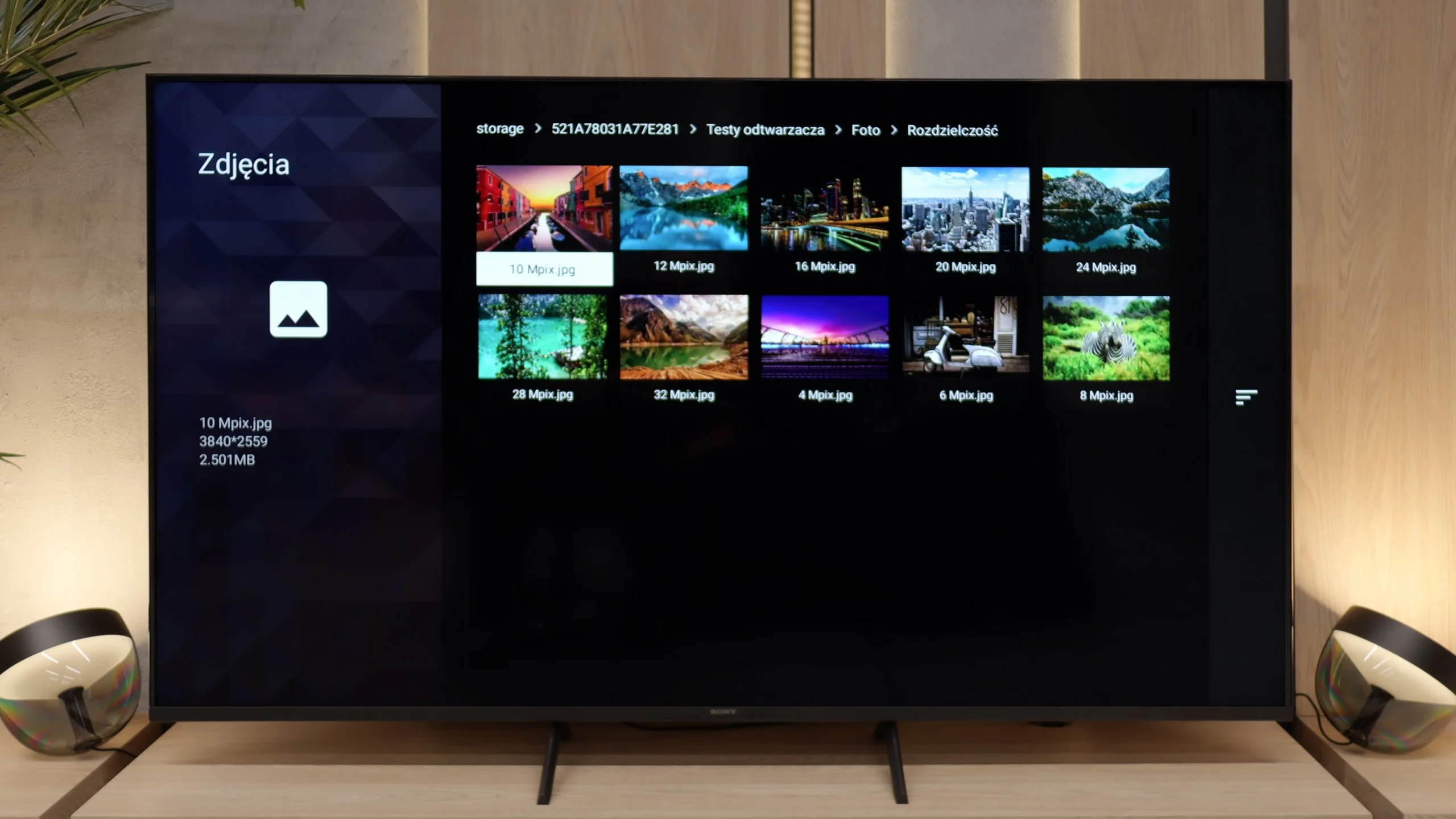 Test Sony Bravia 3 Wygląd telewizora