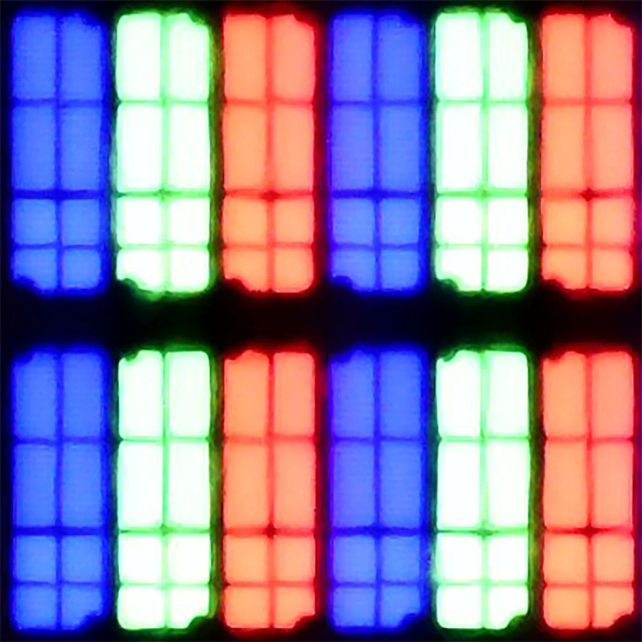 Test Panasonic W85B Szczegóły dotyczące matrycy