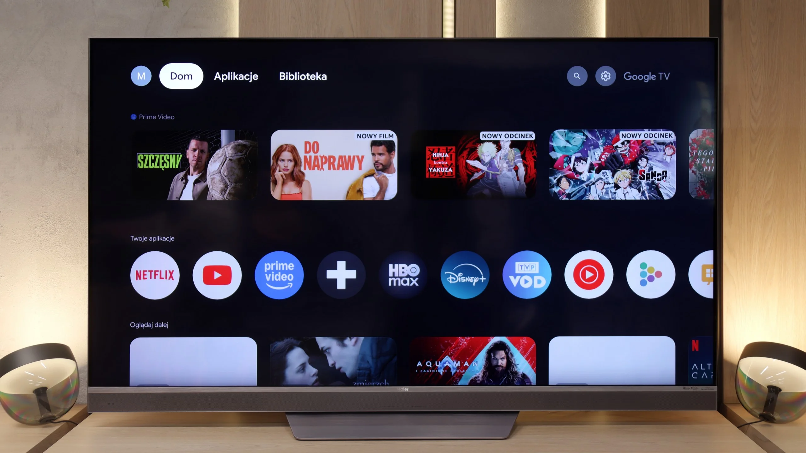 Review Haier M95E TV features