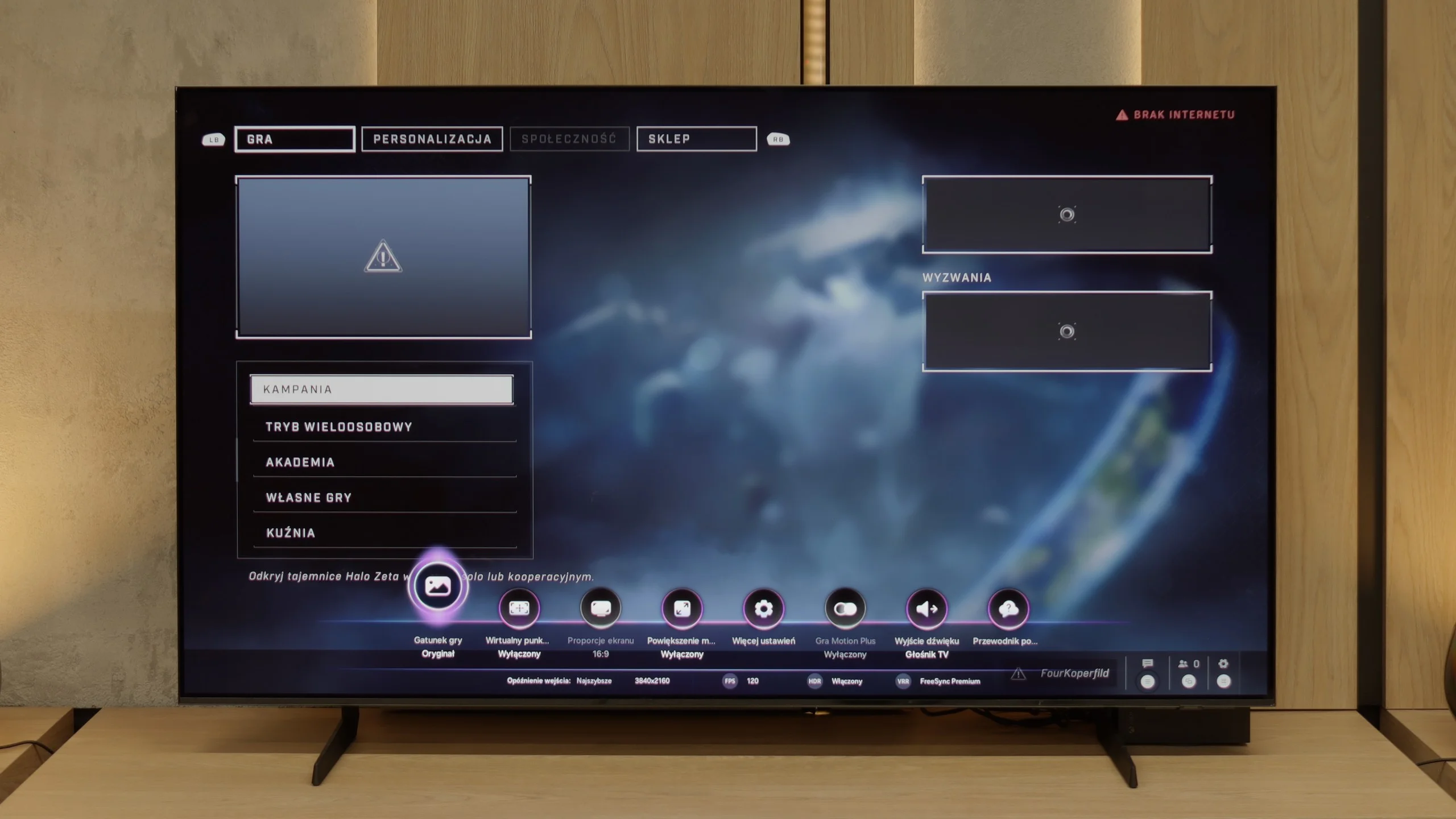 Test Samsung OLED S85F (WOLED) Funkcje dla graczy