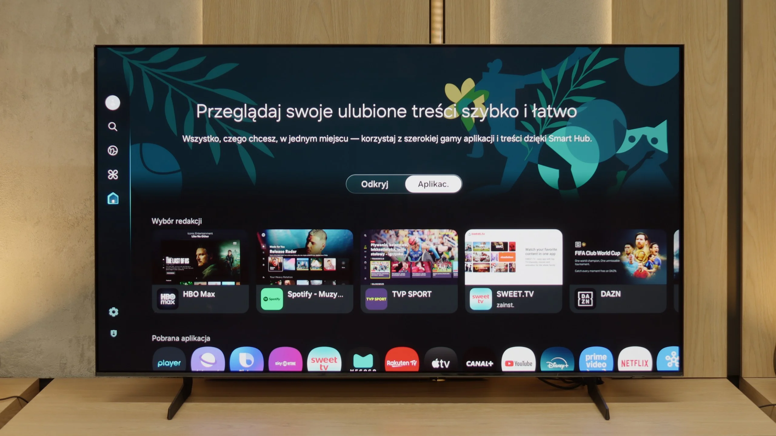 Test Samsung OLED S85F (WOLED) Wygląd telewizora