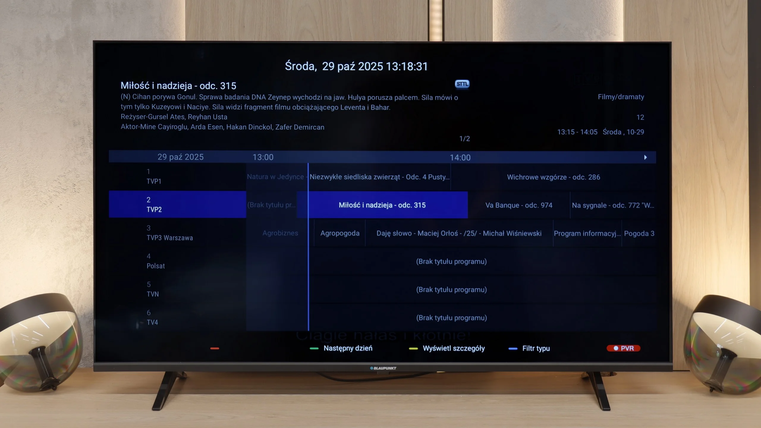 Test Blaupunkt UGC5500S Funkcje telewizora