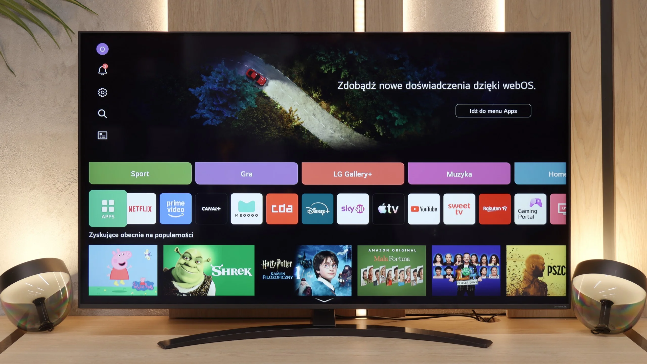Review LG NANO81A / NANO80A  Appearance of the TV