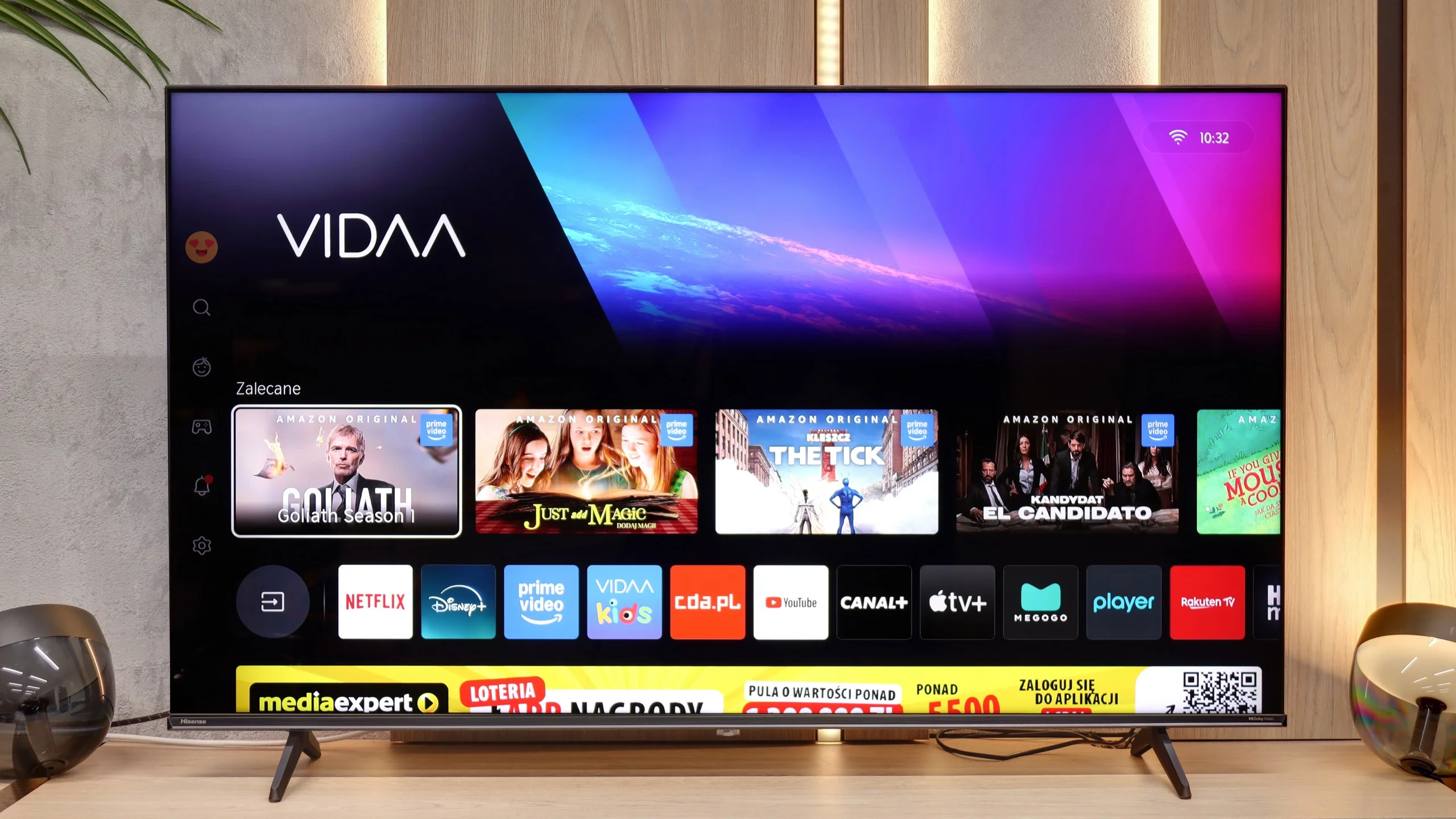 Test Hisense A6Q Funkcje telewizora