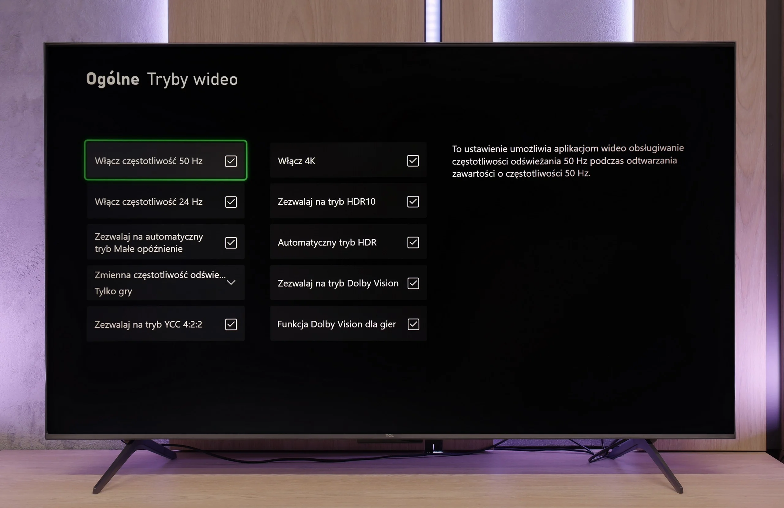 Test TCL C6KS / C69KS / Q6CS Funkcje dla graczy