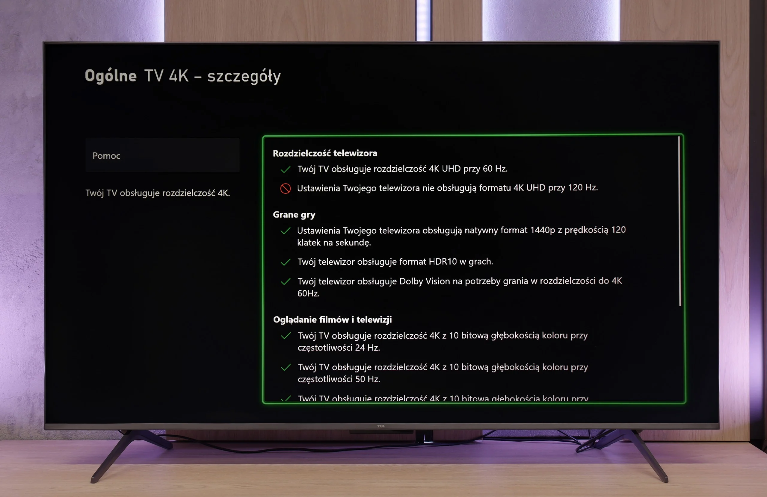 Test TCL C6KS / C69KS / Q6CS Funkcje dla graczy
