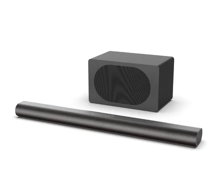Philips B8500 flagship soundbar with a 5.1 system and subwoofer, delivering a total of 450W power and support for Dolby Atmos and HDMI 2.1.