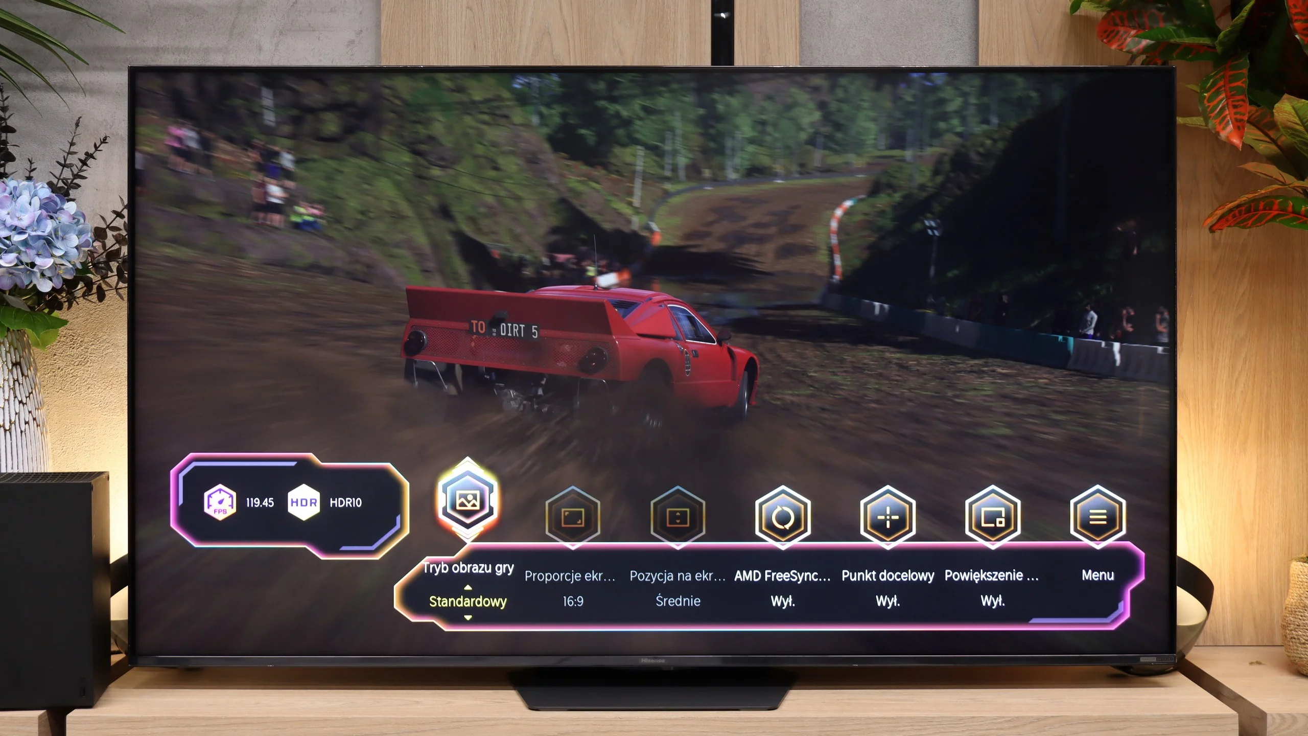Test Hisense UR9S  Funkcje dla graczy