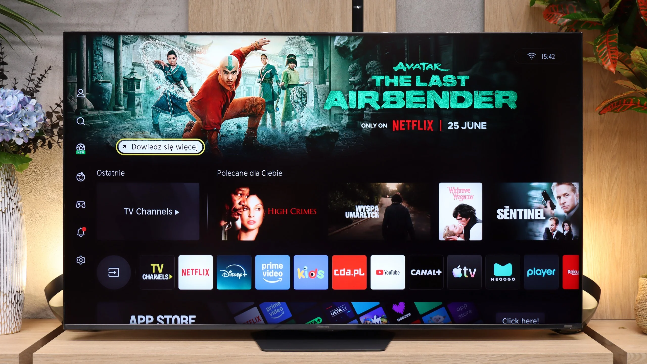 Test Hisense UR9S  Wygląd telewizora