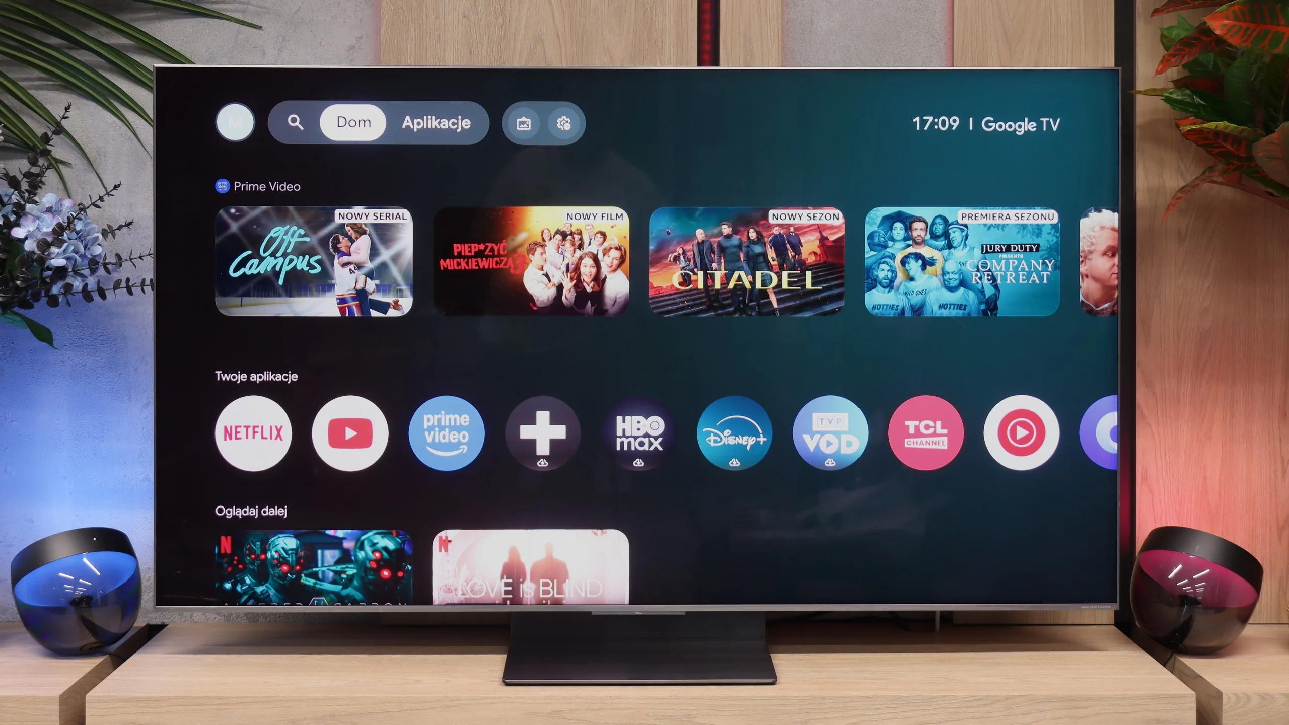 Test TCL C8L Funkcje telewizora