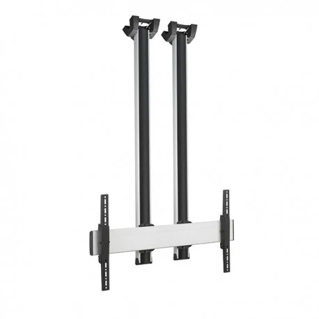 Don't have space on your wall? A ceiling mount is the perfect solution for offices, service premises, and home cinemas. It allows for height adjustment and angle tilting of the screen. Check out how to install a TV on the ceiling!