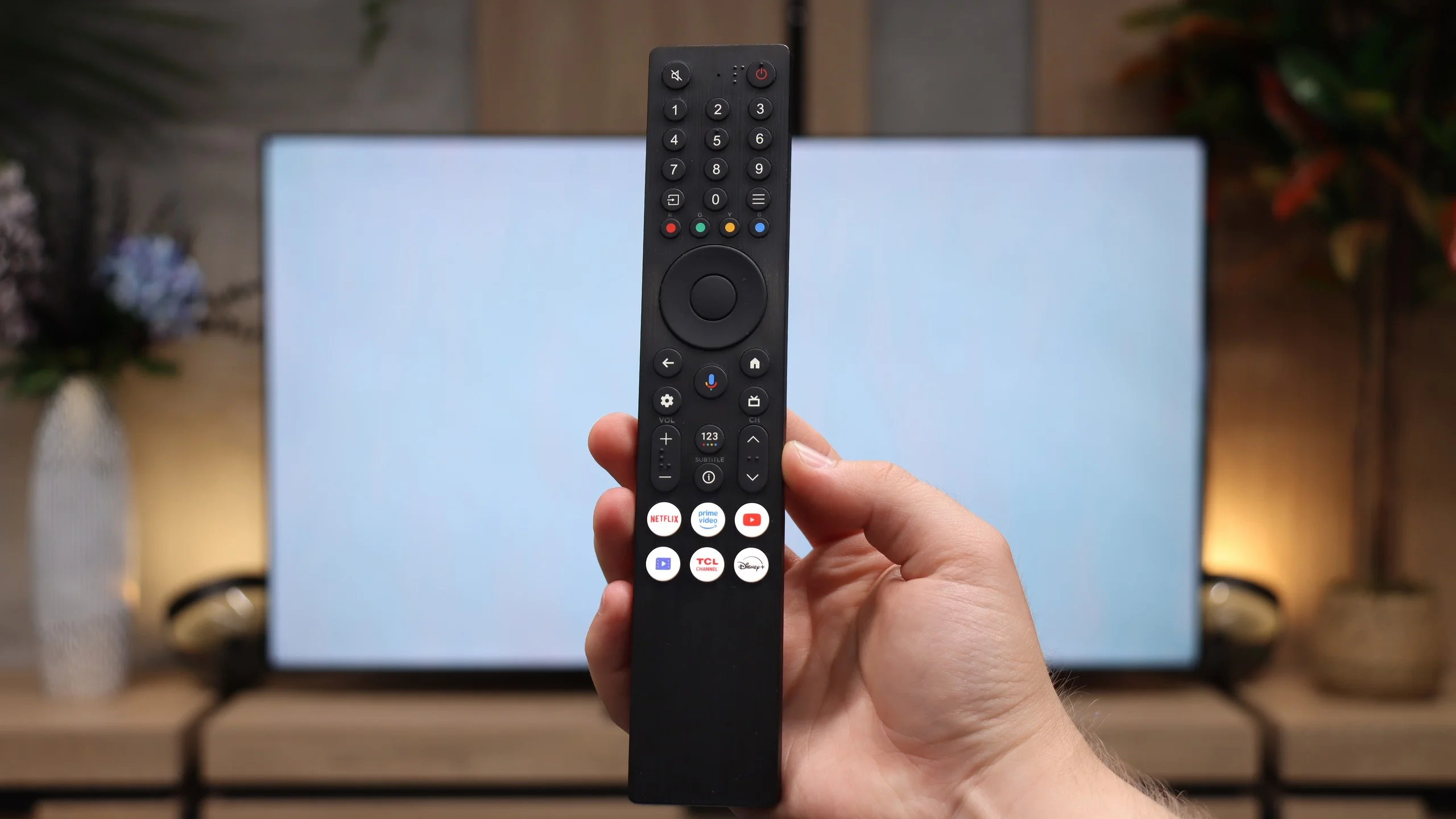 Review TCL RM7L Appearance of the TV