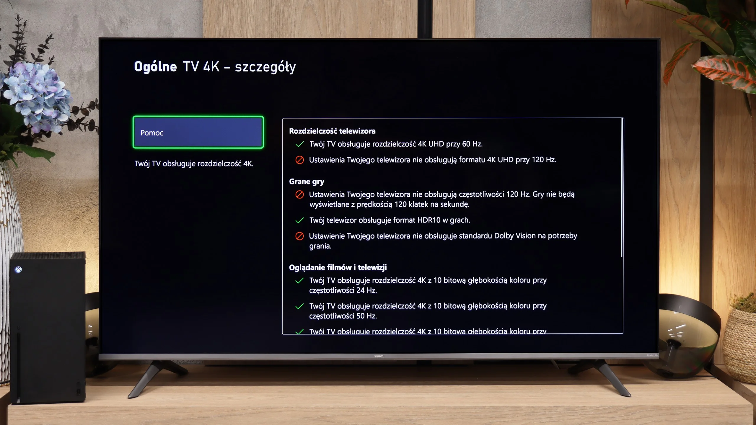 Review XIAOMI S Mini 2026 (55"-75") 60Hz  Console compatibility and gaming features