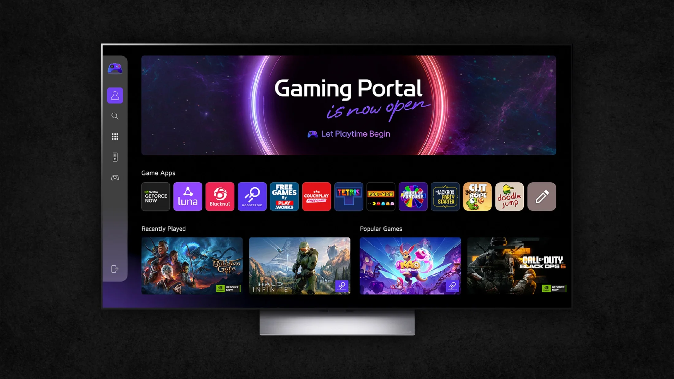 LG Gaming Portal na telewizorach z webOS – dostęp do gier w chmurze prosto z ekranu. Sprawdź, jakie usługi gamingowe są dostępne bez konsoli!