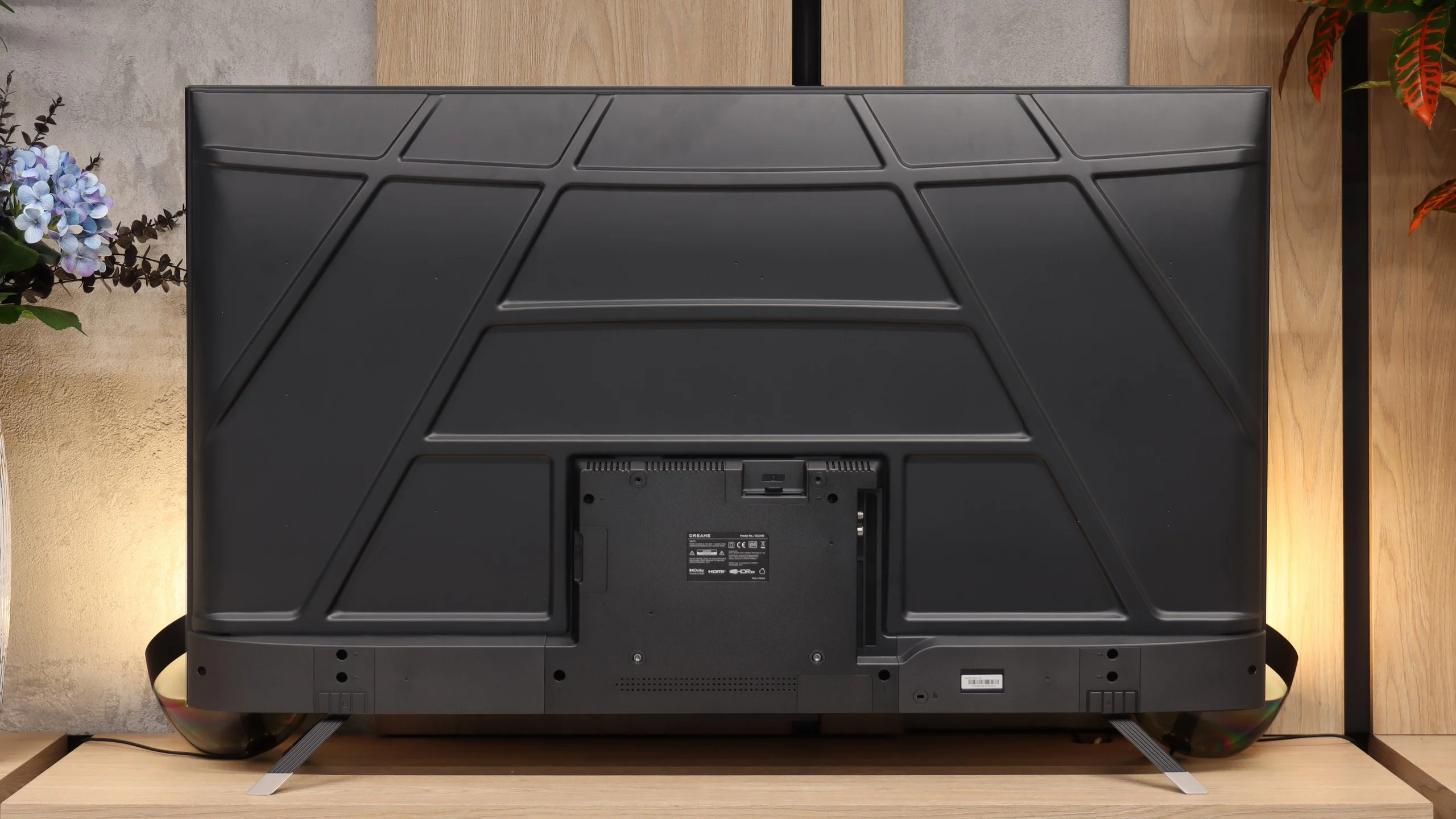 Review Dreame Q100 Appearance of the TV