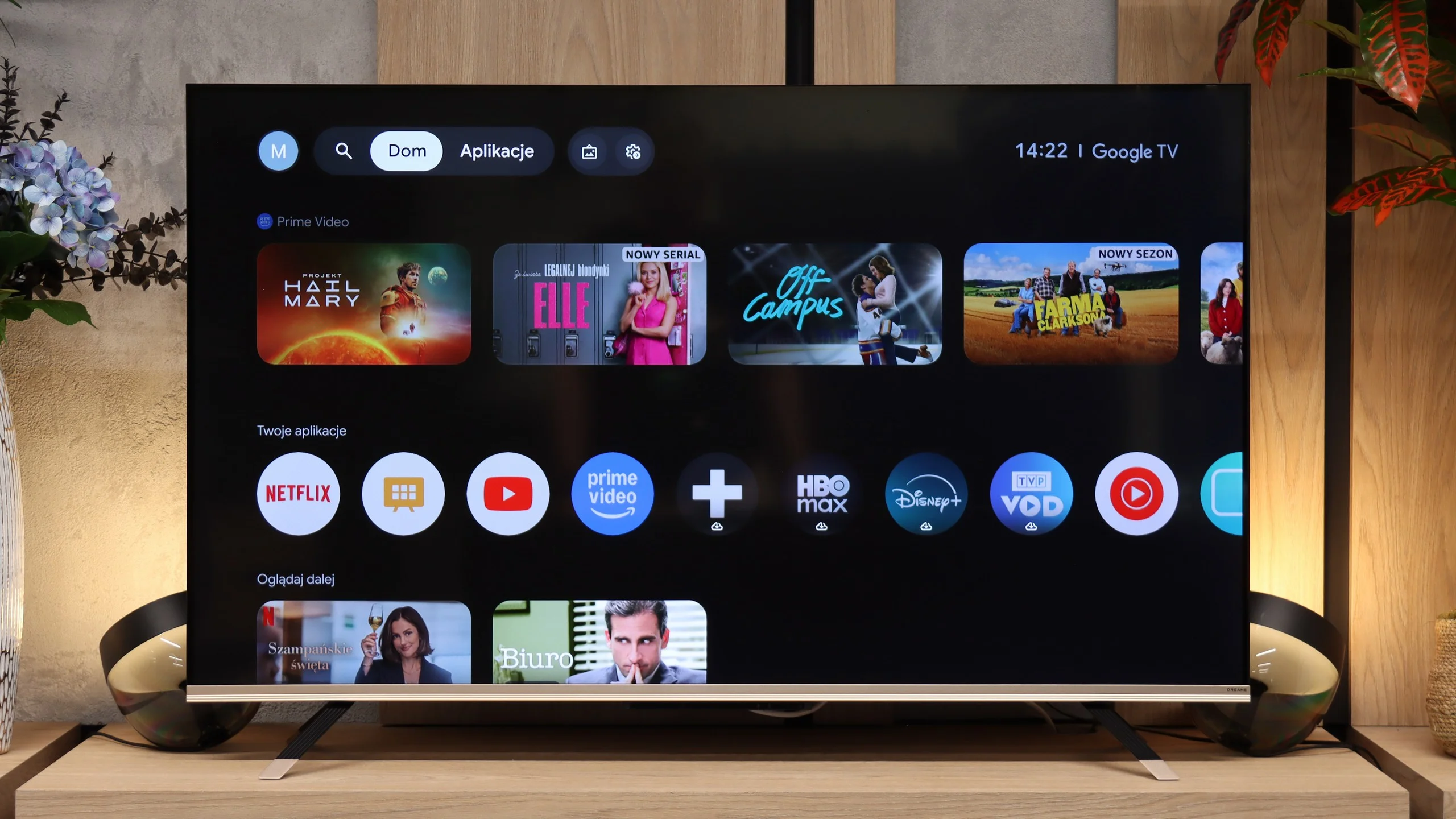 Review Dreame Q100 Appearance of the TV
