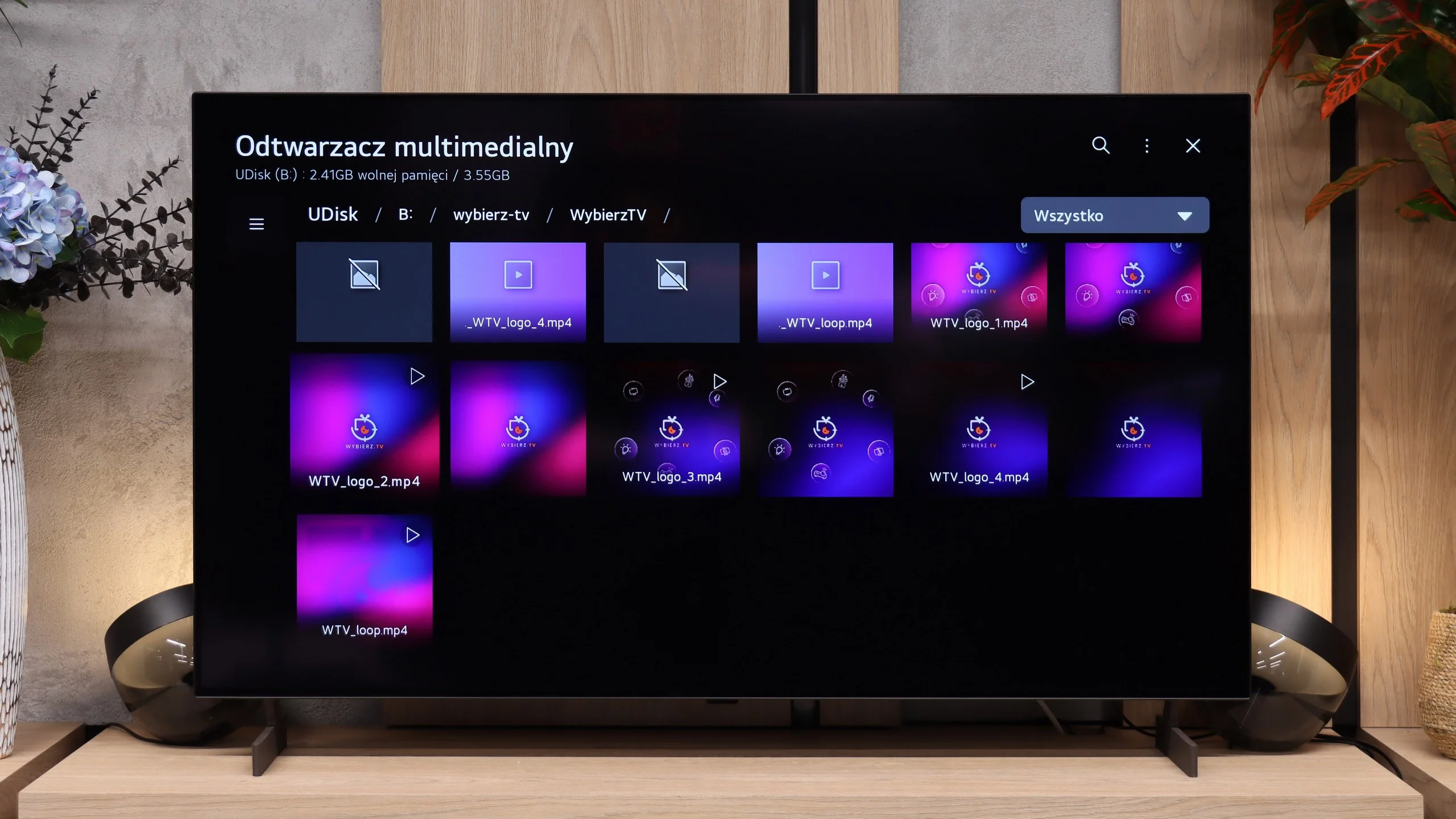 Review LG OLED B6 Appearance of the TV