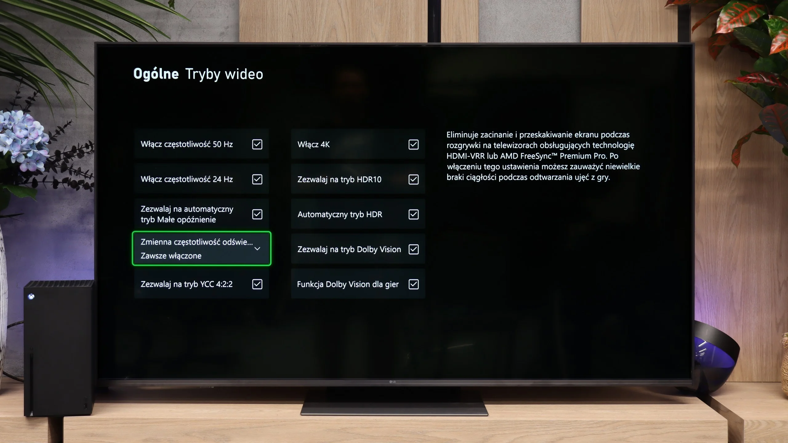Review LG MRGB85B Console compatibility and gaming features
