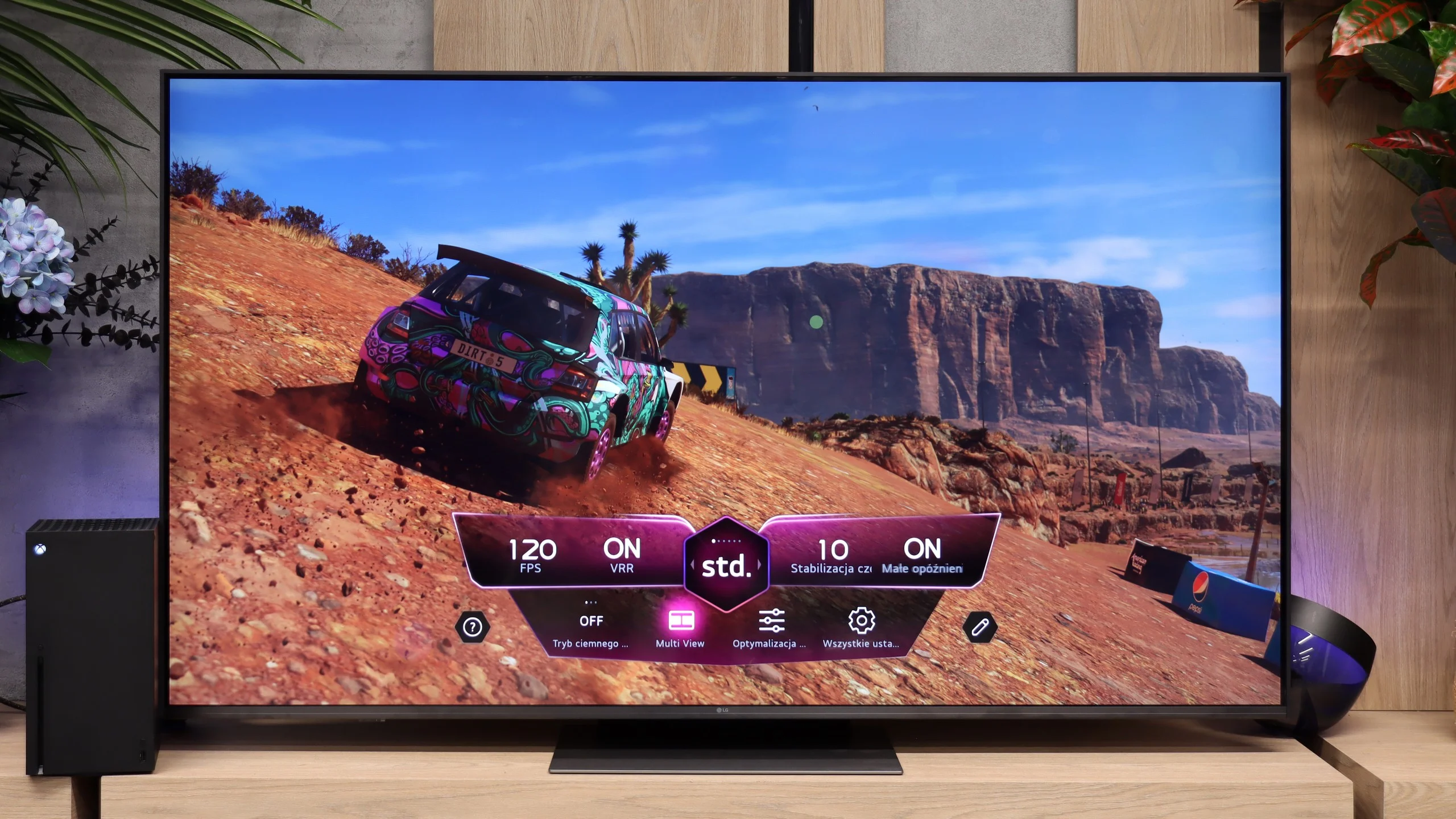 Review LG MRGB85B Console compatibility and gaming features