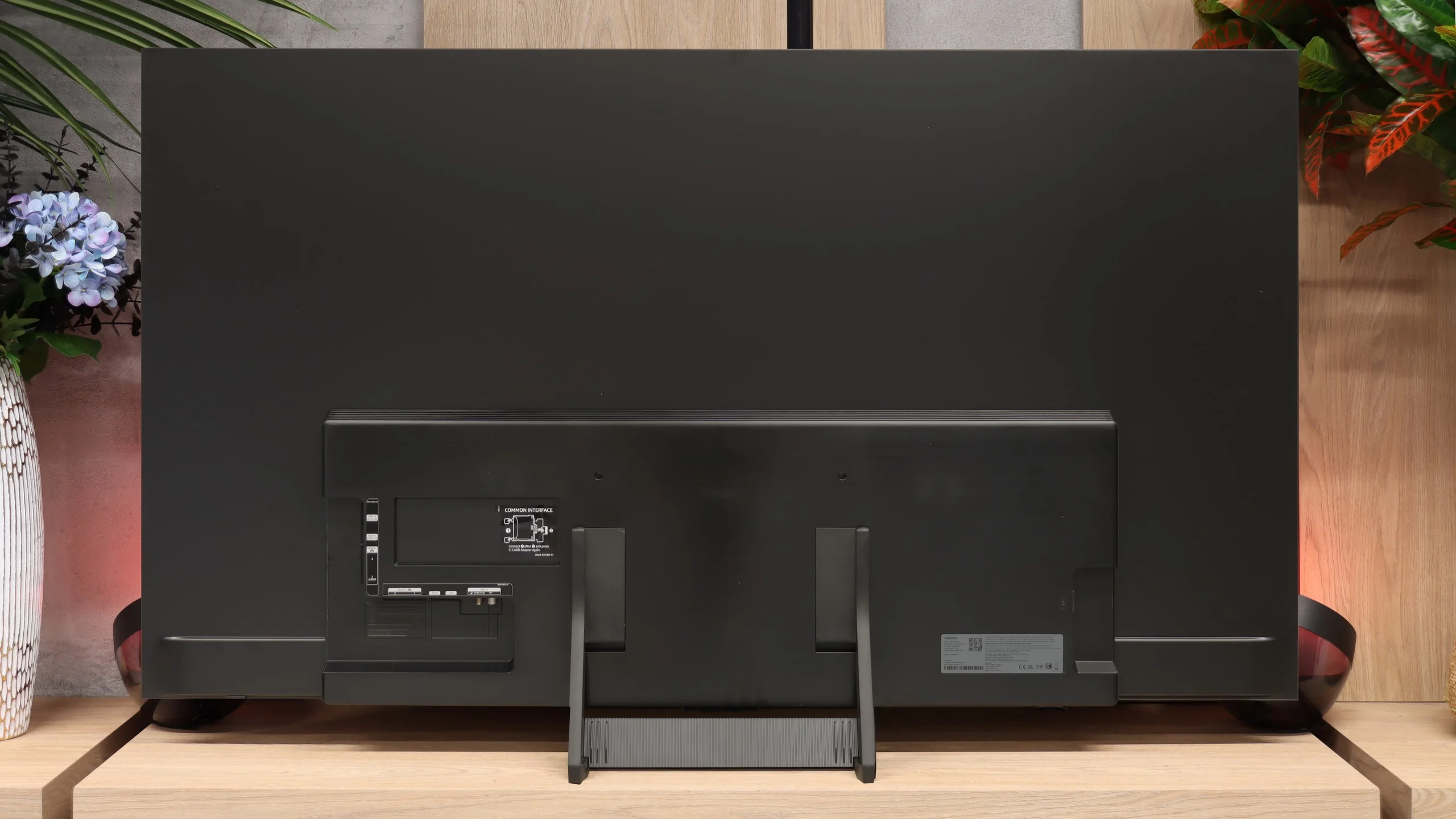 Review Samsung S90H (WOLED) Appearance of the TV