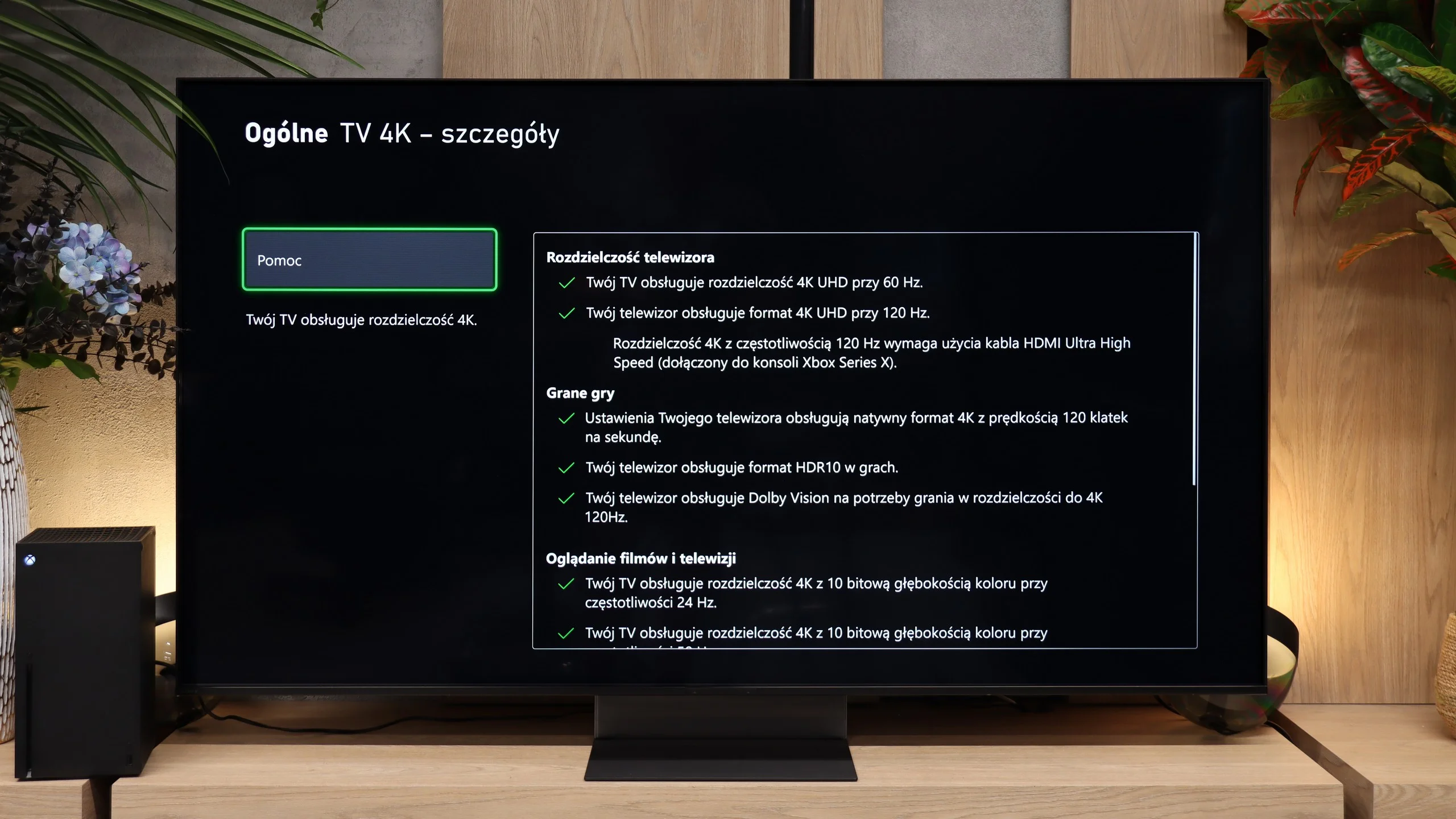 Test Sony BRAVIA 7 II Funkcje dla graczy