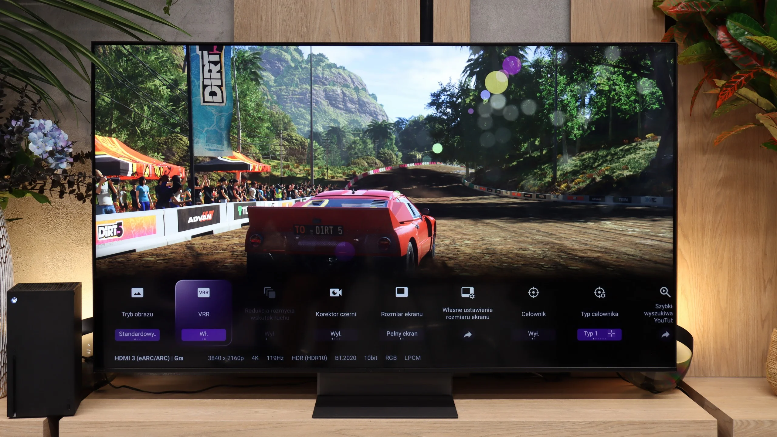 Test Sony BRAVIA 7 II Funkcje dla graczy