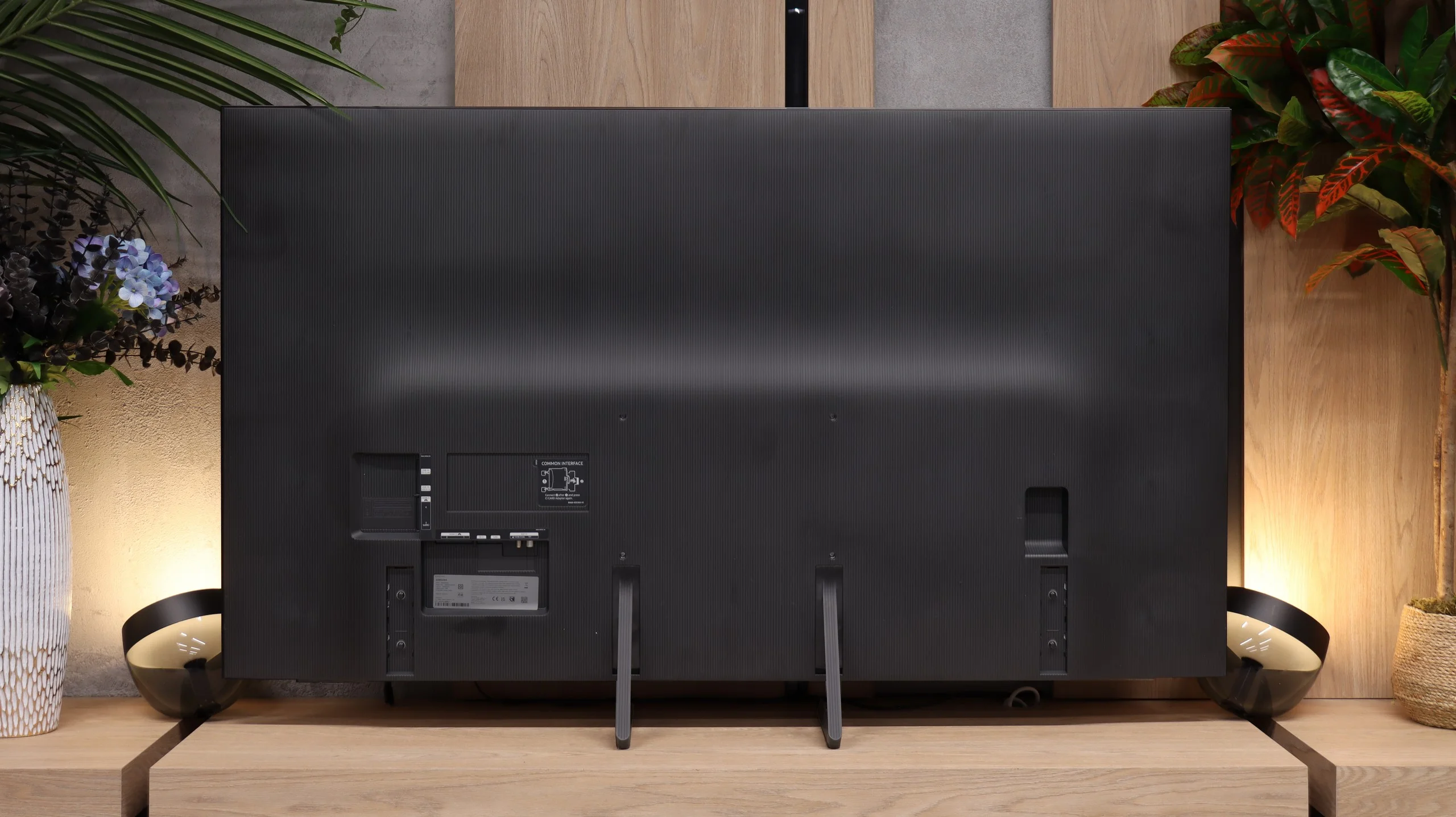 Review Samsung S85H Appearance of the TV