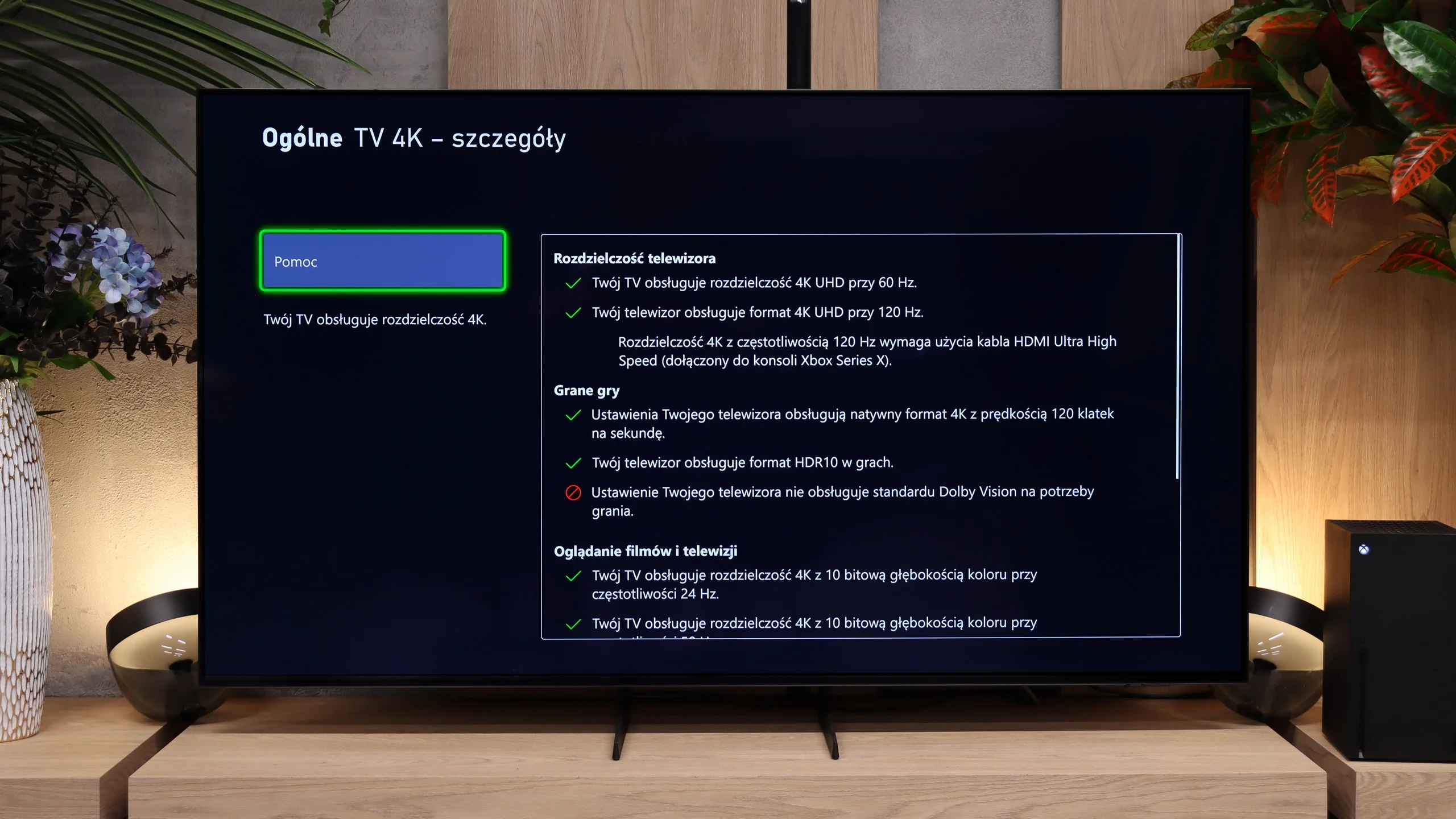 Test Samsung S85H Funkcje dla graczy
