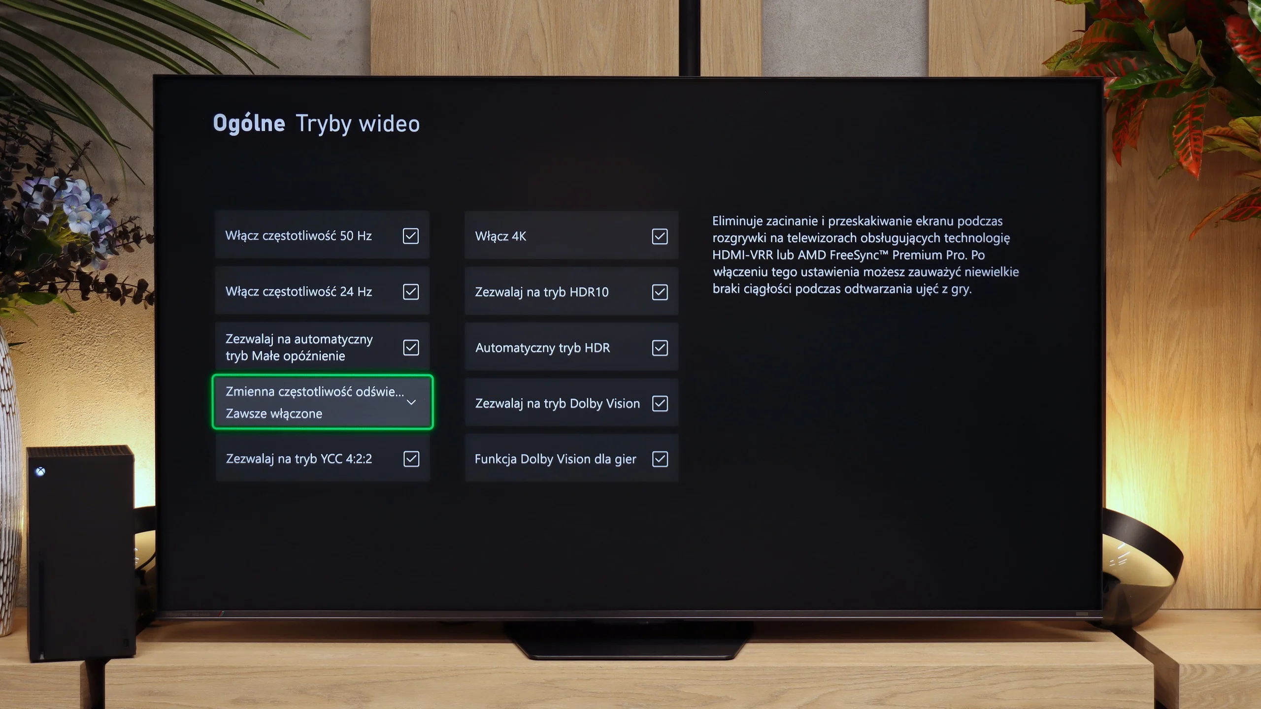 Test Hisense UR8S Funkcje dla graczy