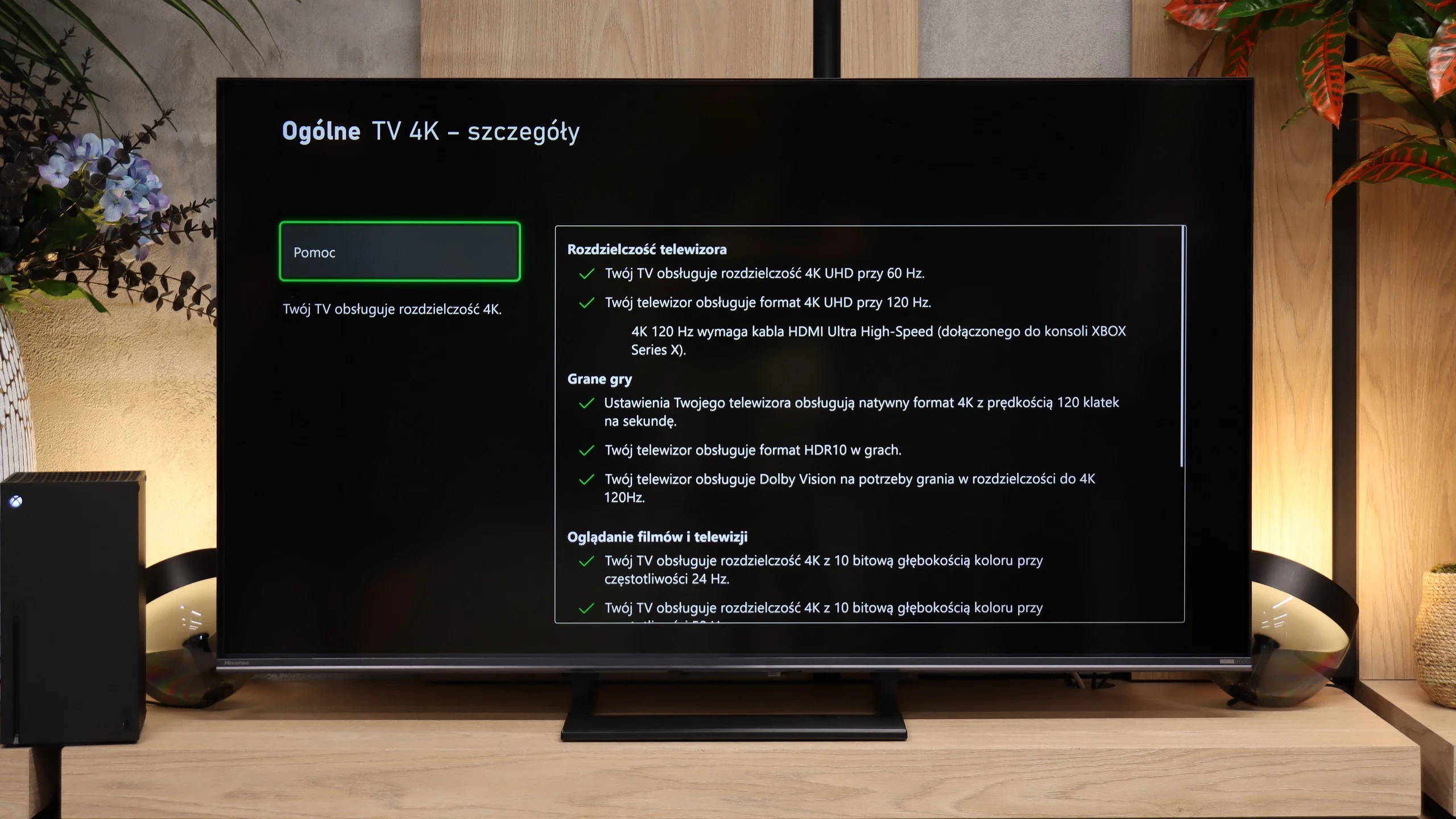 Review Hisense U7S / U77SE Console compatibility and gaming features