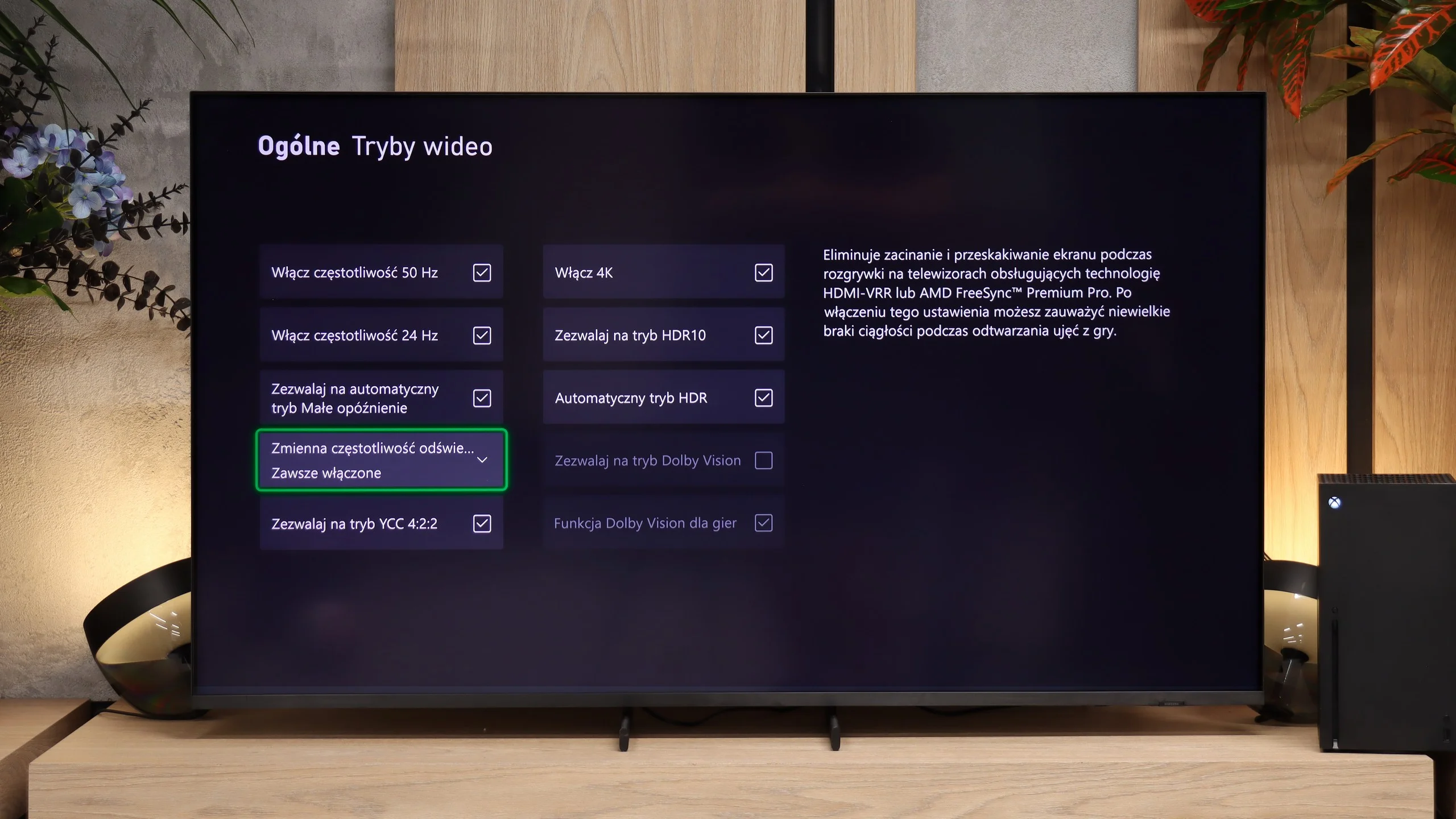 Test Samsung R85H / R86H Funkcje dla graczy