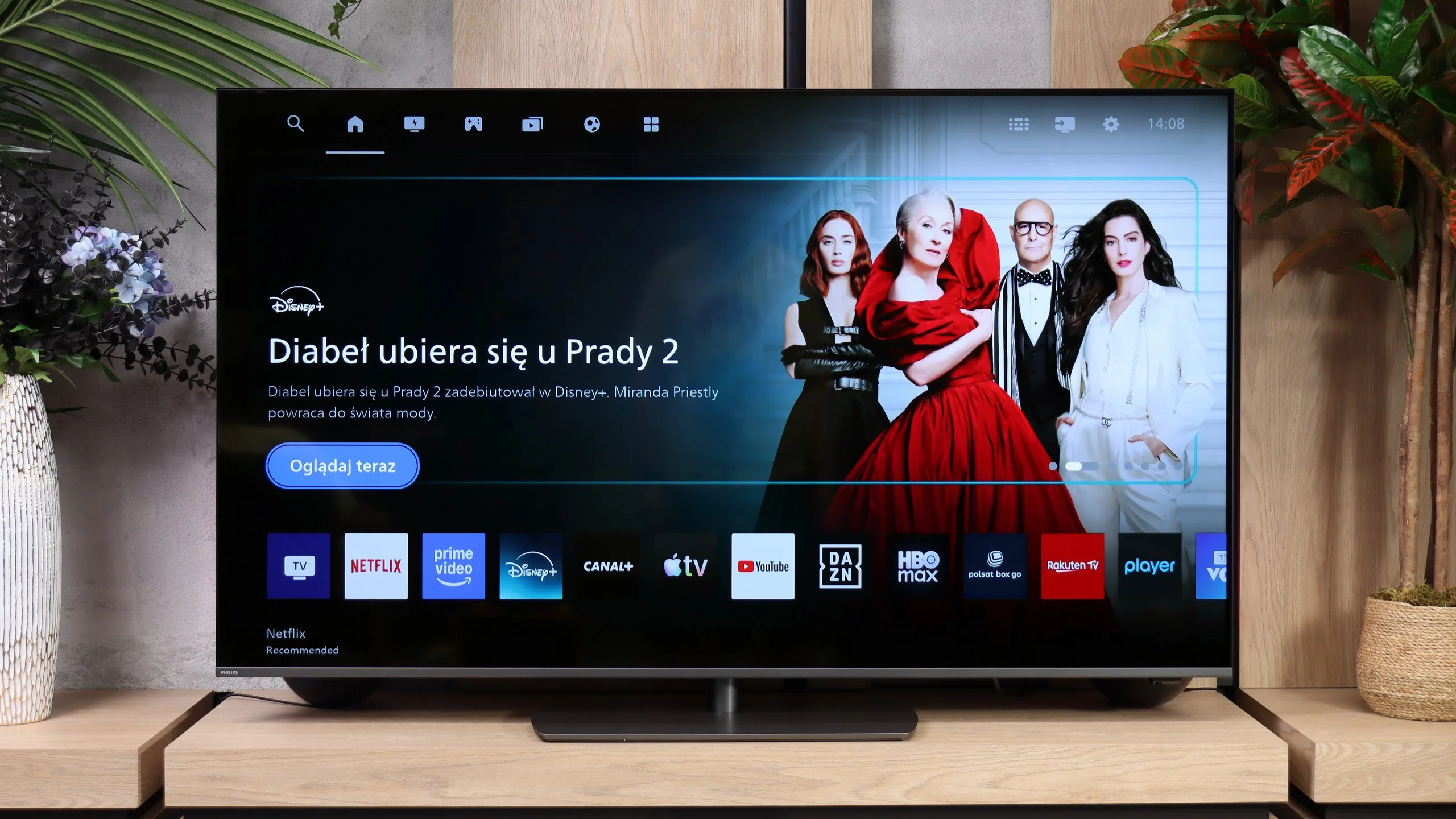 Review Philips PQS9011 / PQS9001 (The One 2026) Appearance of the TV