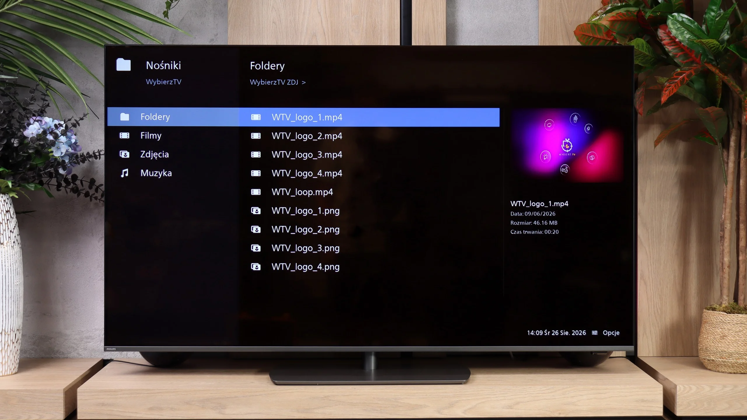 Review Philips PQS9011 / PQS9001 (The One 2026) Appearance of the TV
