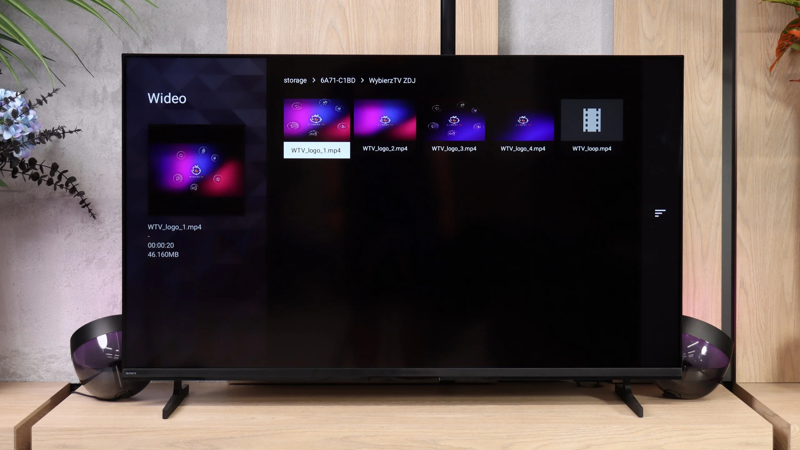 Review Sony BRAVIA 2 II (S25M2) Appearance of the TV