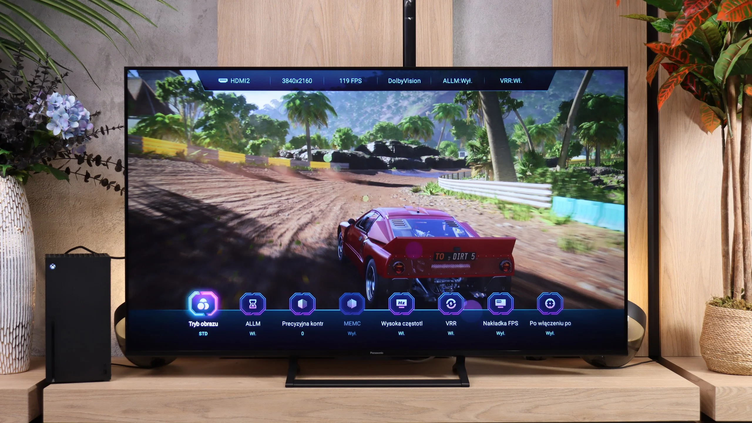 Test Panasonic W92C (Google TV) Funkcje dla graczy