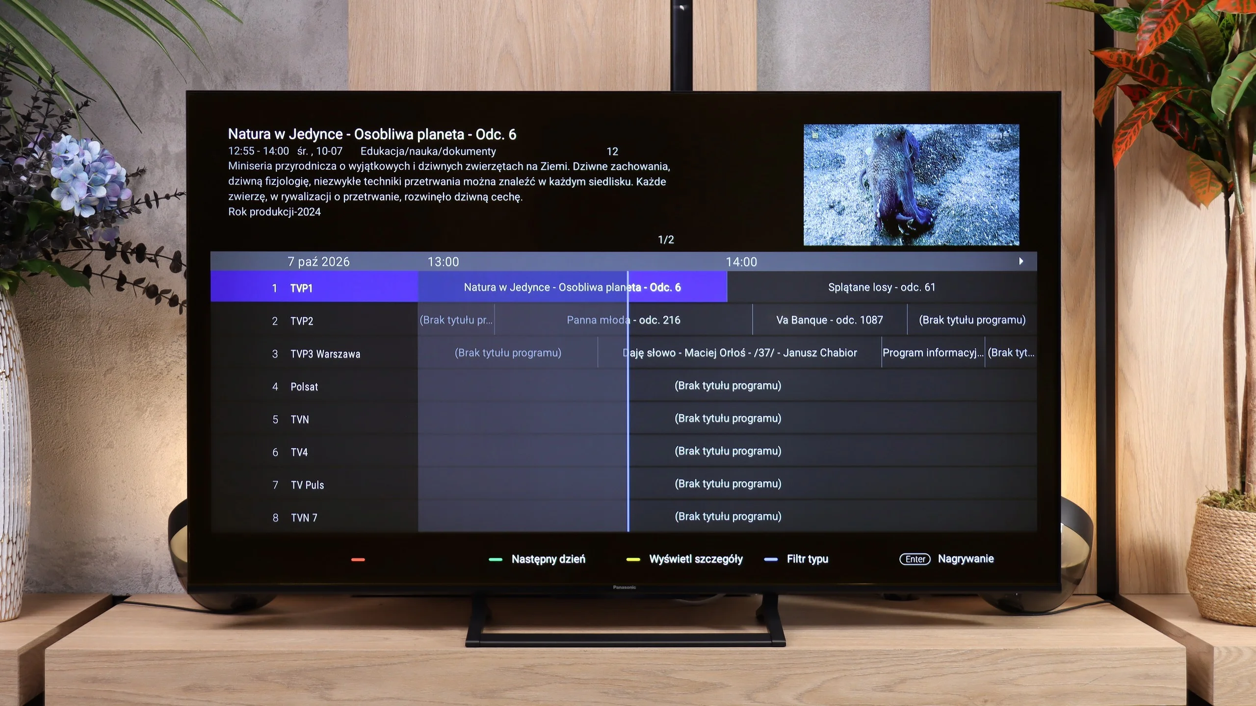 Test Panasonic W92C (Google TV) Wygląd telewizora