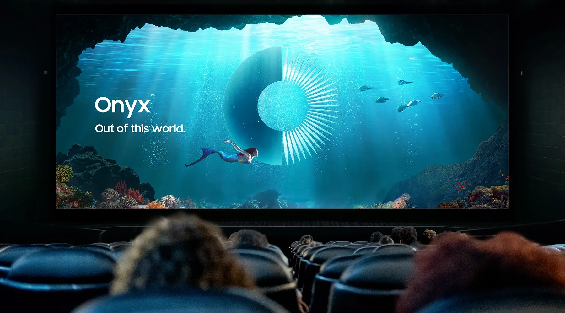 Samsung Onyx is a modular LED screen designed to replace traditional projectors in cinemas. The technology displays images in cinema quality without a lamp.