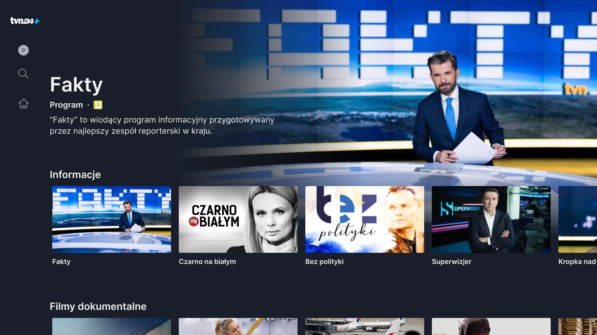 TVN24+ na telewizorach Samsung Smart TV. Oglądaj na żywo, słuchaj w tle, przenoś programy między urządzeniami. Start aplikacji 24 kwietnia.