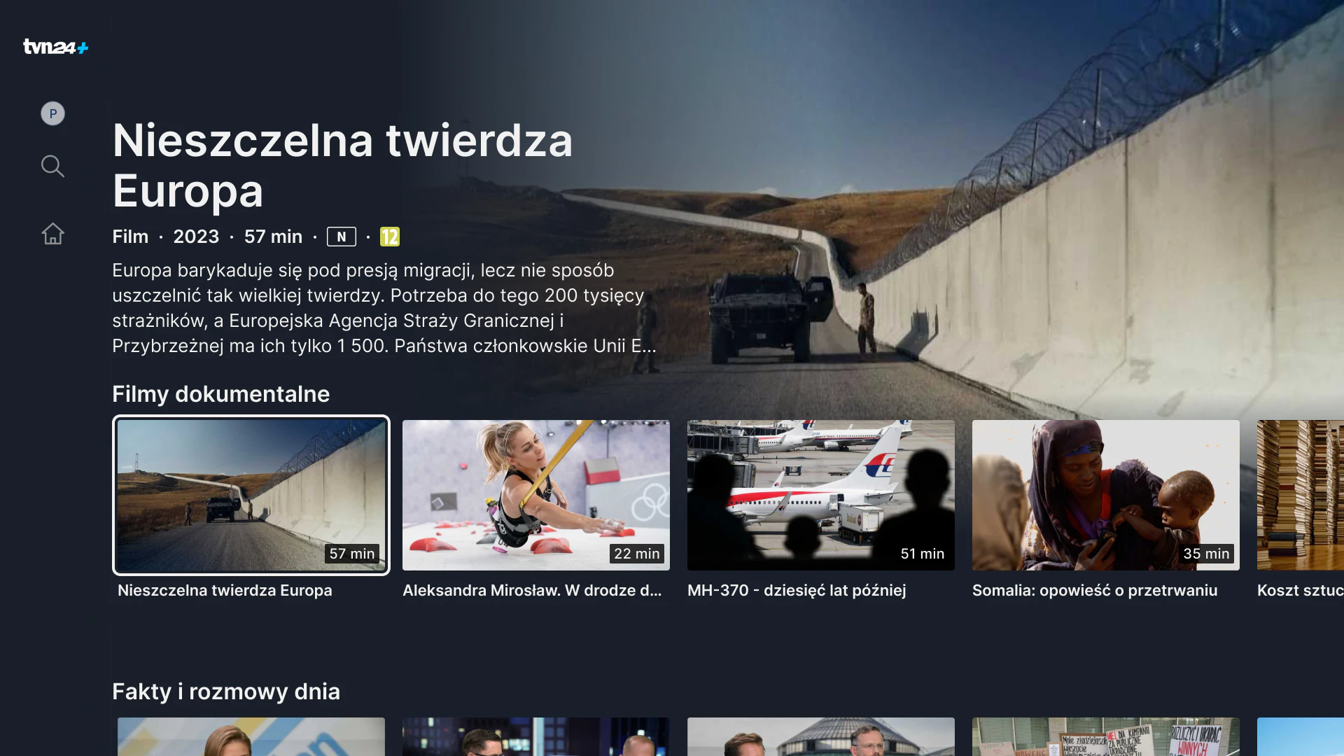 Sprawdź TVN24+ na Samsung Smart TV. Transmisje TVN24, TVN24 BiS, reportaże, podcasty i tryb słuchania audio. Premiera 24 kwietnia!