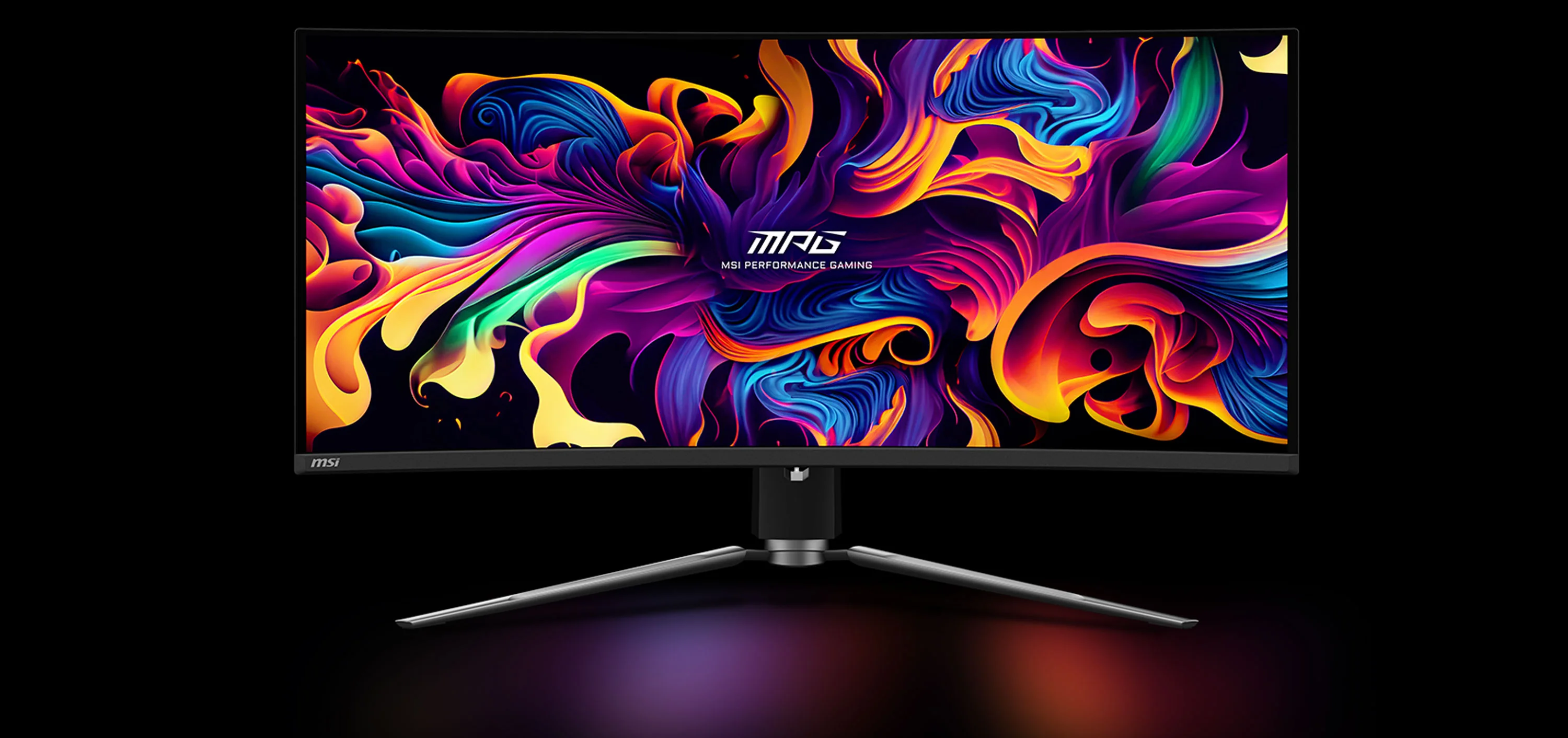 MSI MPG 341CQPX to 34-calowy ultrapanoramiczny monitor QD-OLED 3440x1440 z odświeżaniem 240 Hz, HDR, HDMI 2.1 i głęboką czernią OLED – idealny do gamingu.
