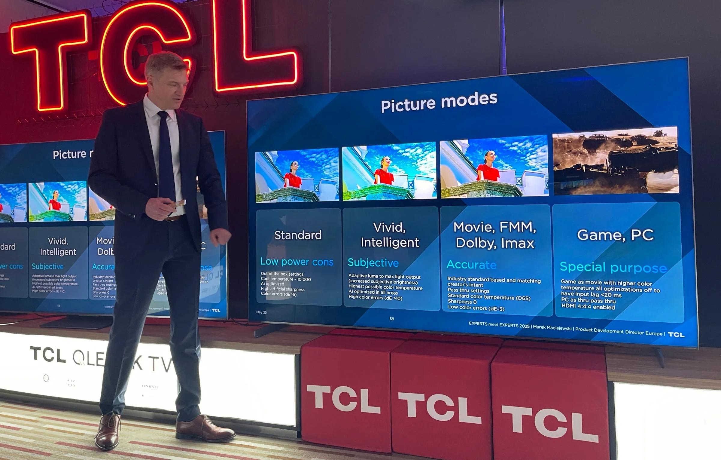 TCL wprowadza Filmmaker Mode w modelach miniLED 2025. Zobacz, które telewizory go dostaną i jak tryb zmieni sposób oglądania filmów w HDR i Dolby Vision.