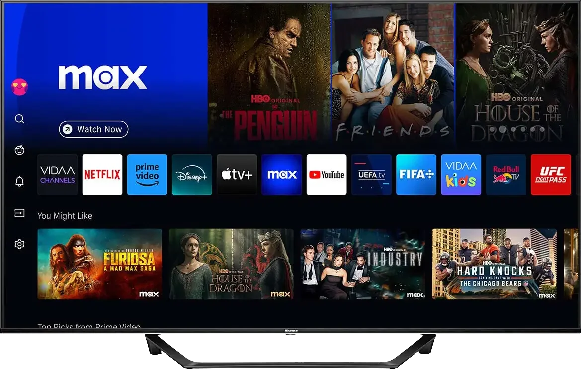 Hisense A7NQ is a budget QLED TV with a VA panel and a hybrid 120 Hz mode in Full HD. A good choice for everyday use at a low price.