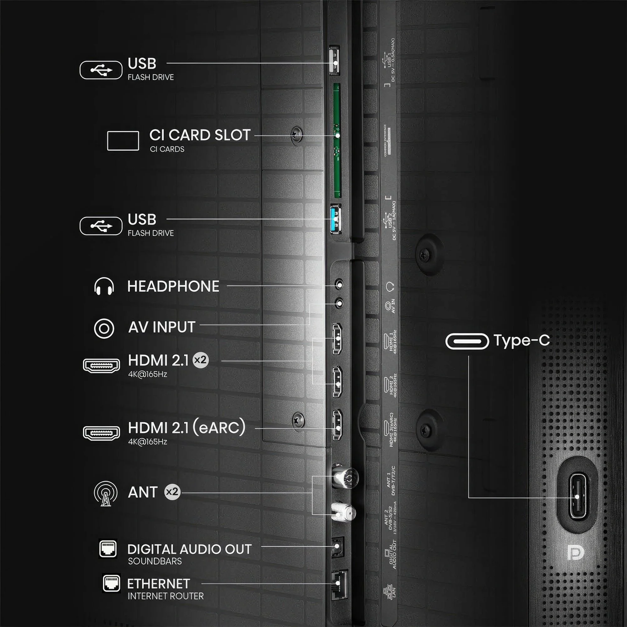 The Hisense U8Q 2025 TV offers Mini LED, up to 100 inches, and 288 Hz in Full HD. A great alternative to the TCL C855 and Samsung QN90.