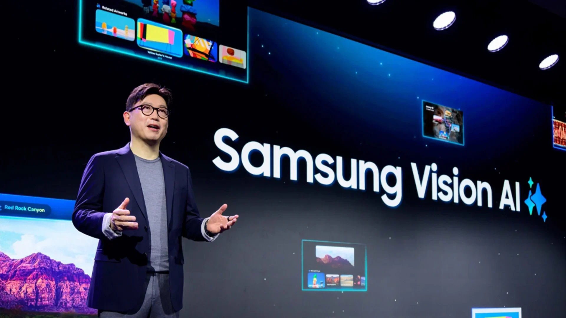 Microsoft Copilot AI on Samsung Smart TVs. Since CES 2025, it has been said to be a revolution in the living room. Now it will be available on OLED, LCD, and M9 monitors.