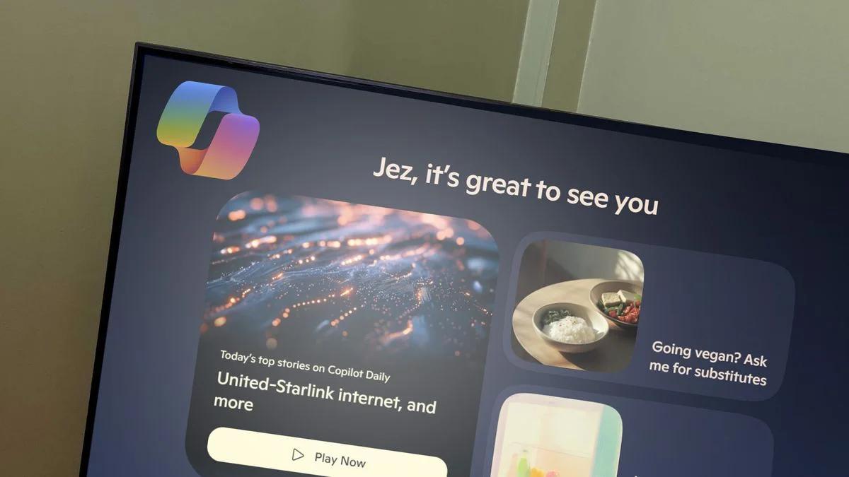 Samsung TVs 2025 are gaining Microsoft's Copilot AI. The AI provides facts about movies, summarizes plots, and assists in planning the day in the living room.